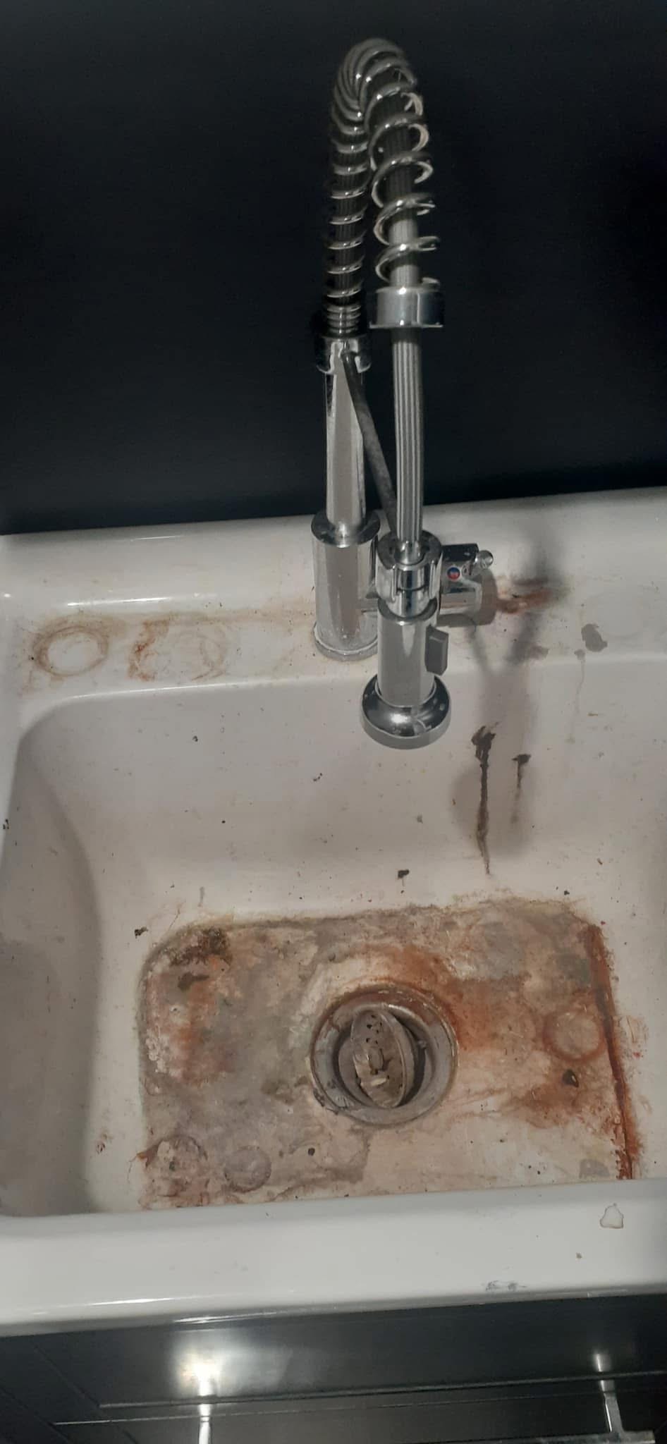 Utility Sink before
